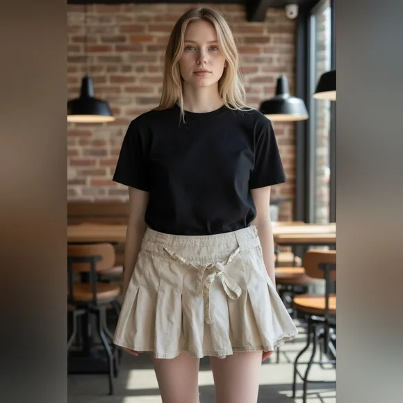 SMART SET Ruffle Mini Skirt - Picture 1 of 10